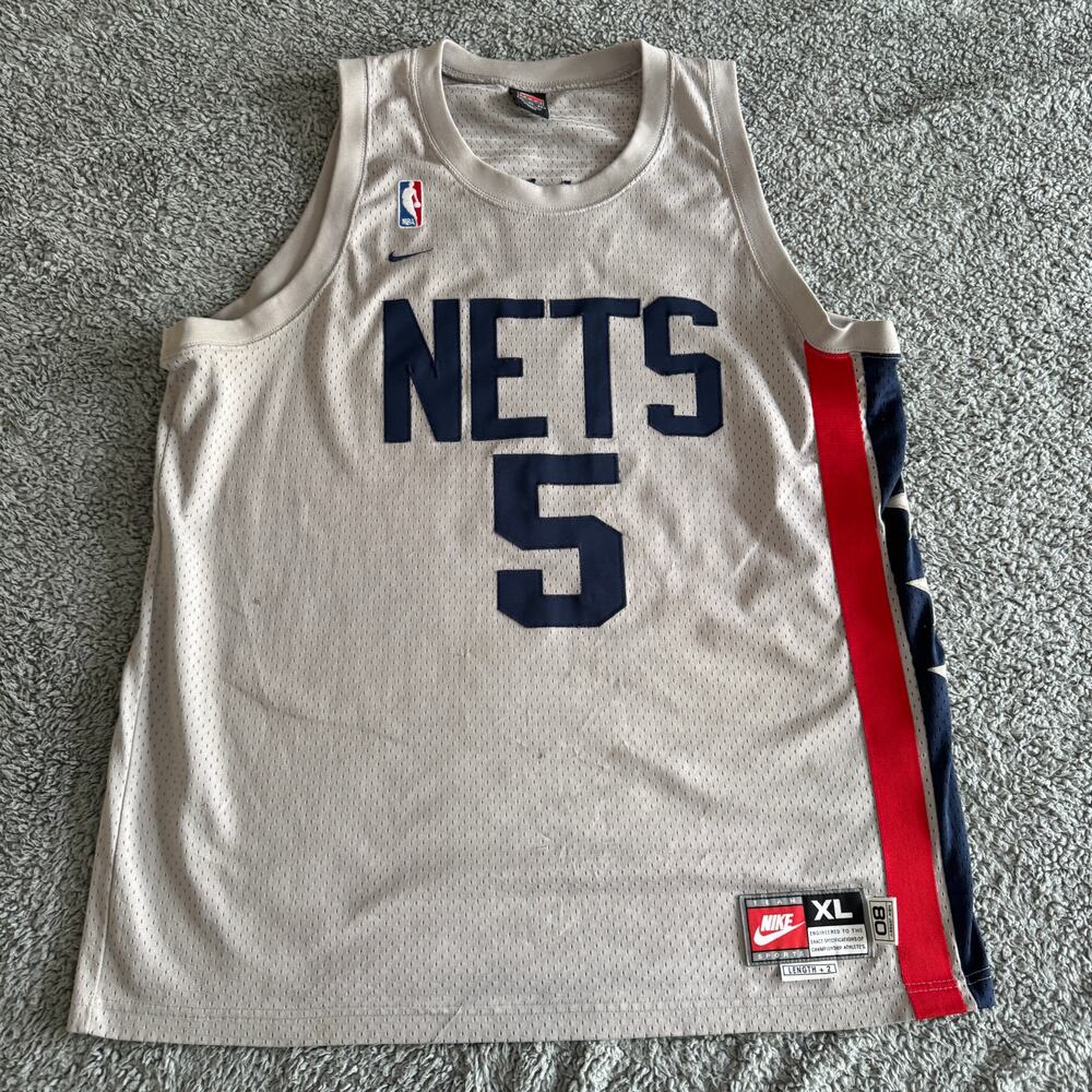 Vintage 2003 Nike NBA New Jersey Nets Jason Kidd Rewind Swingman Jersey Men's XL